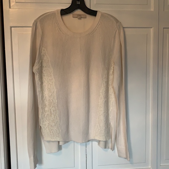 AT Loft sweater with lace detail - Picture 3 of 5